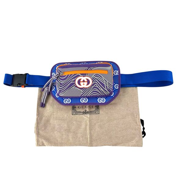 Gucci Jersey GG Monogram All Over Sporty Belt Bag - Picture 2 of 8